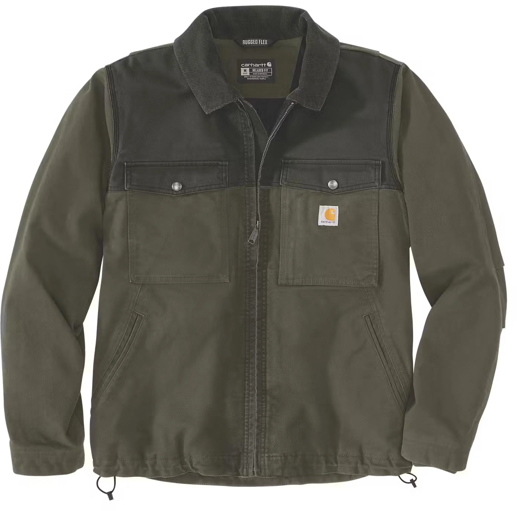 Carhartt Montana Rugged Flex Relaxed Fit Duck Insulated Jacket  olive/green