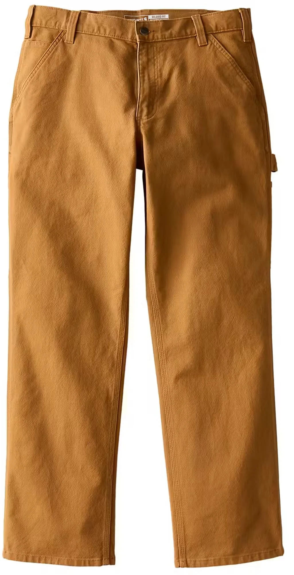 Carhartt Relaxed Straight Rugged Flex Duck Dungaree Pants  brown