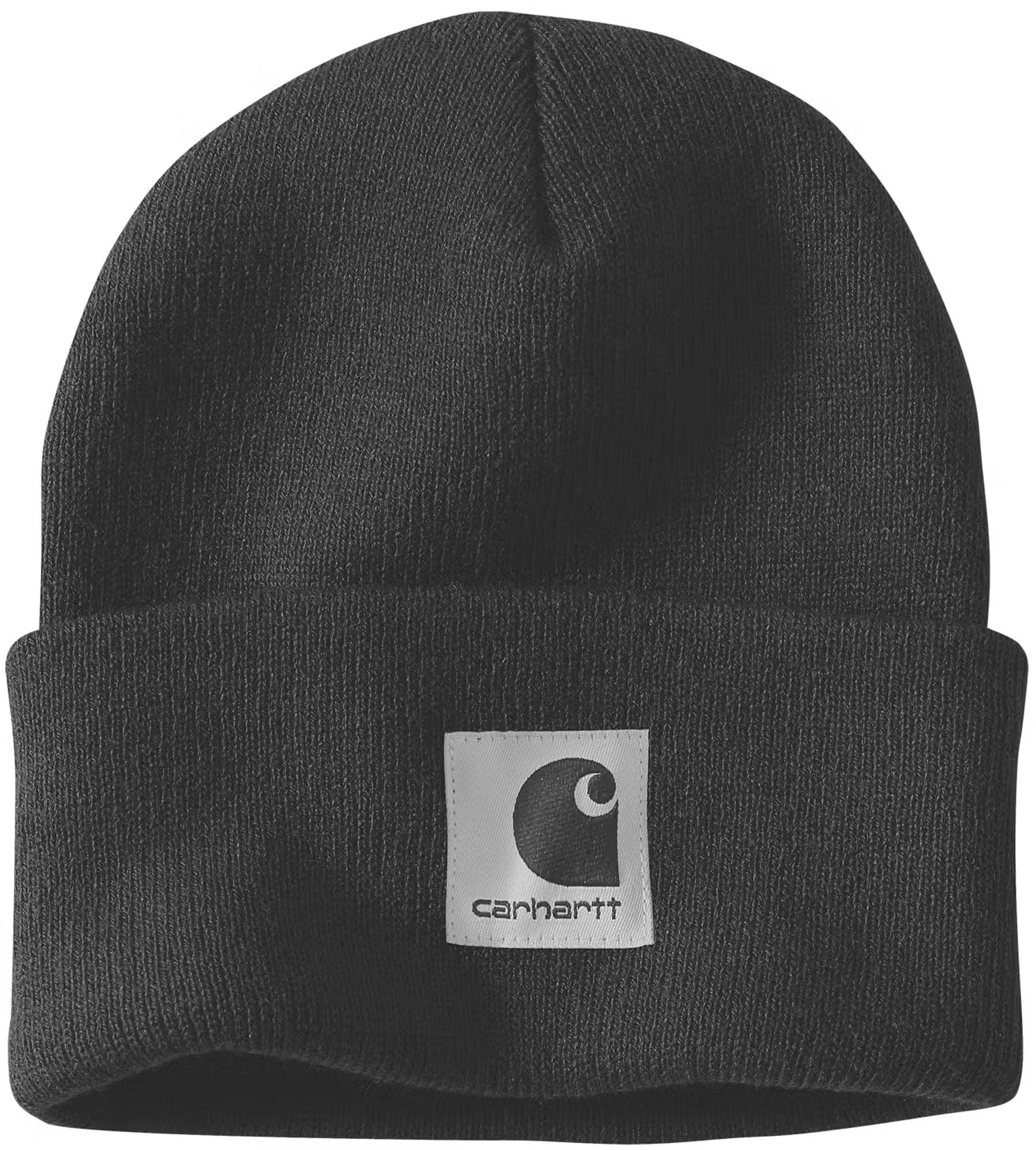 Carhartt Satin Lined Cuffed Ladies Beanie  black