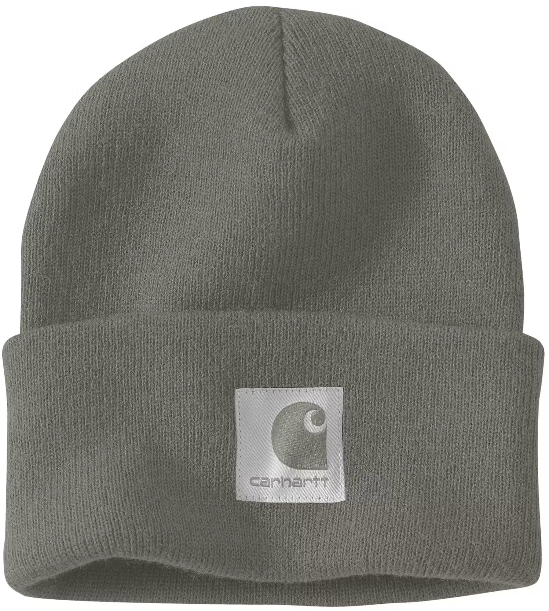 Carhartt Satin Lined Cuffed Ladies Beanie  olive/grey