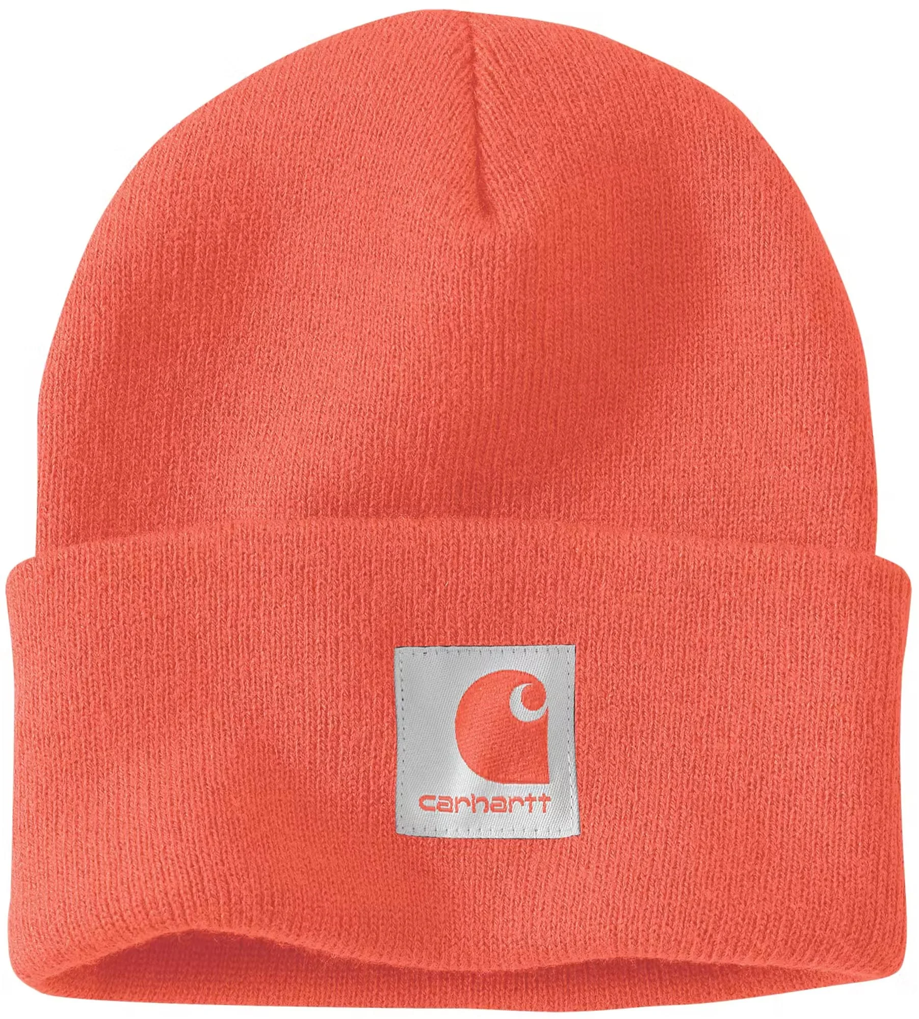 Carhartt Satin Lined Cuffed Ladies Beanie  orange