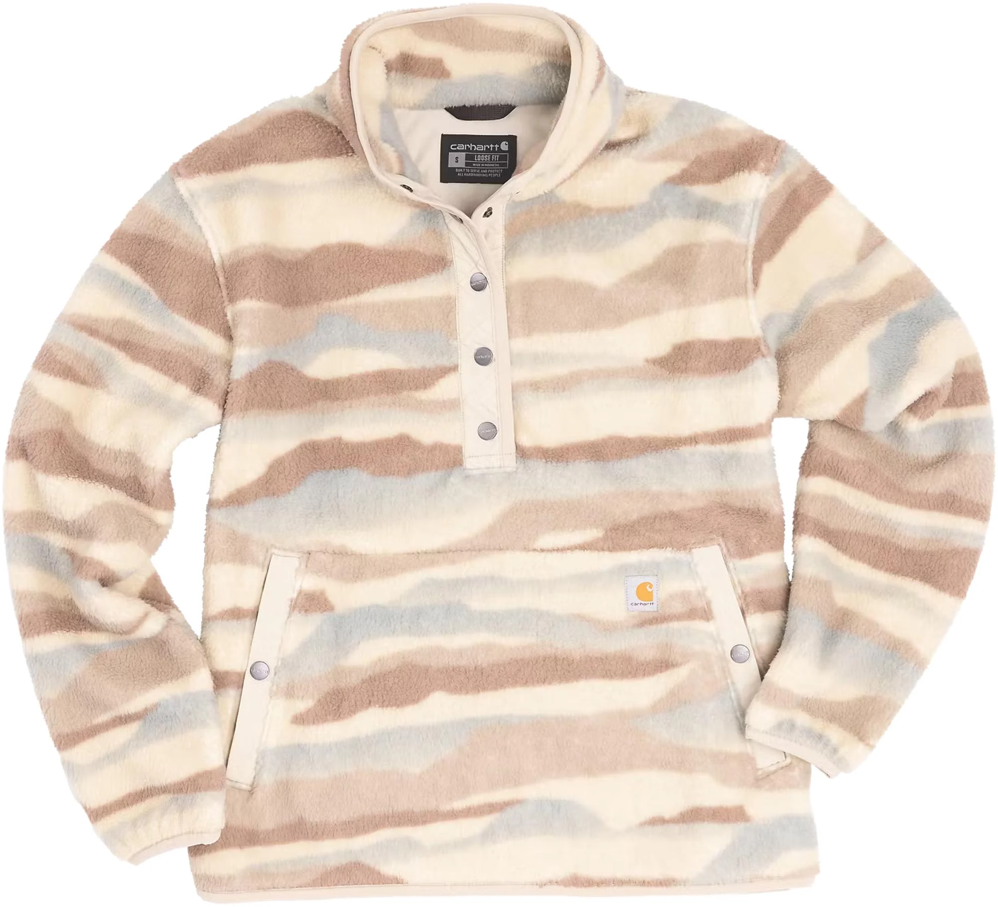 Carhartt Sherpa Ladies Pullover  brown/beige