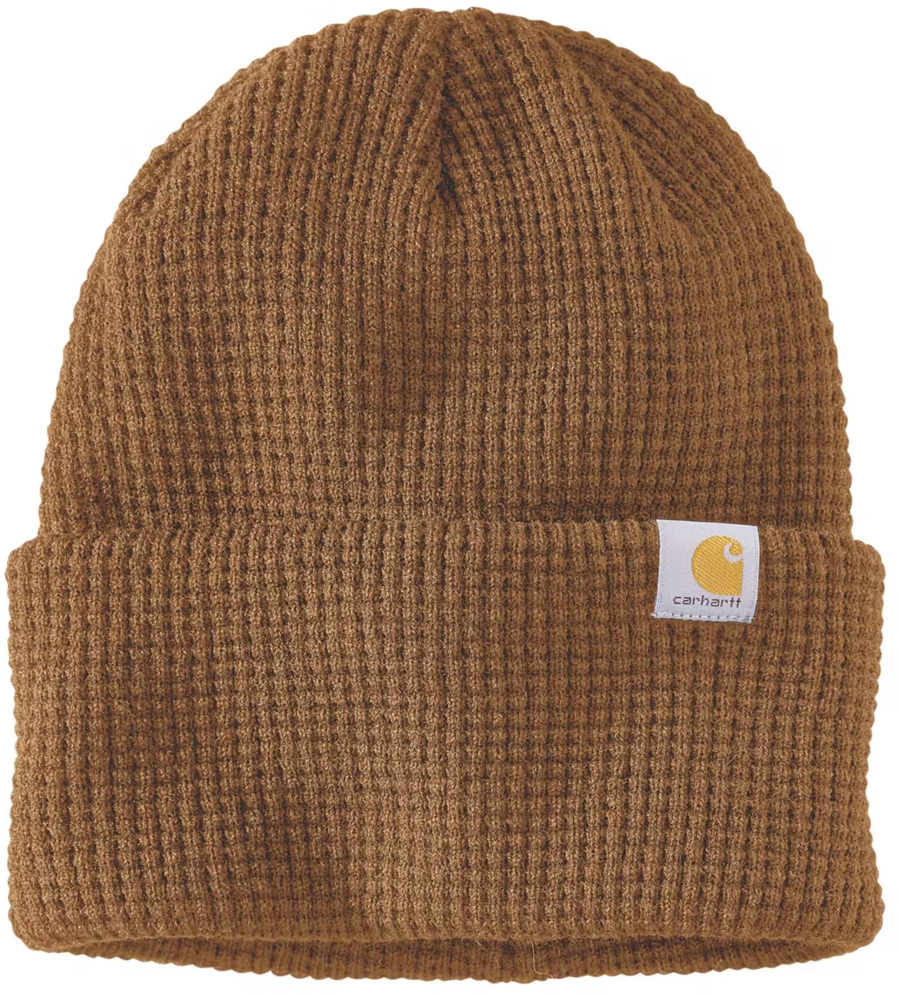 Carhartt Waffle Cuffed Beanie  brown