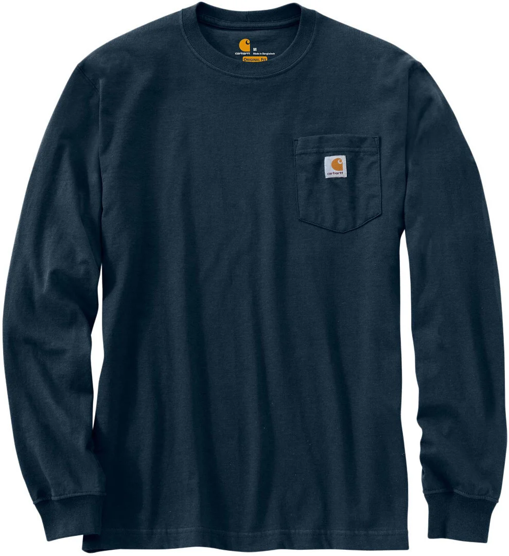 Carhartt Dearborn Loose Longsleeve Shirt  dark blue