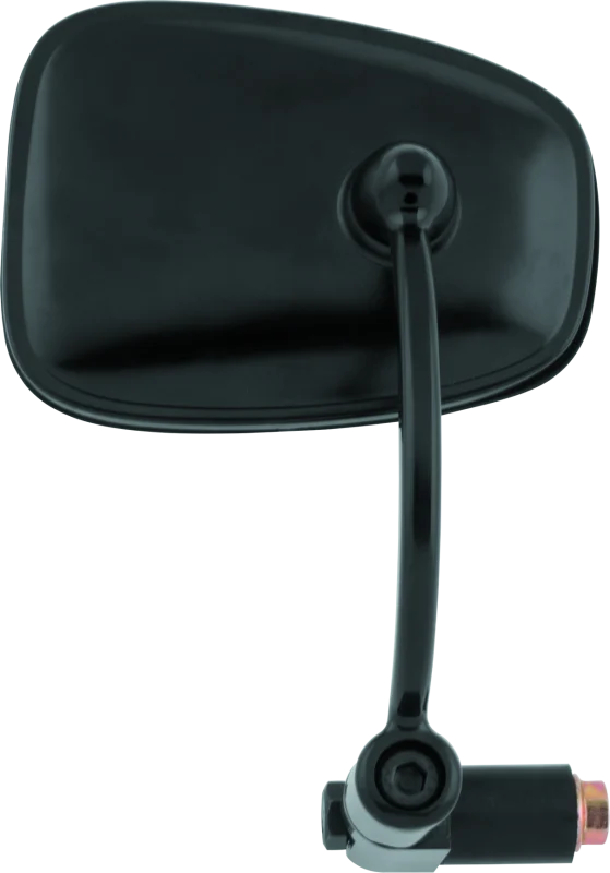 BikeMaster Semi-Retractable Barend Mirrors 7/8in & 1in Bars - Each - Black - 601147