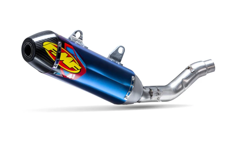 FMF Racing Suzuki RMZ250 Factory 4.1 RCT S/O Anodized w/Carbon Cap - 043373