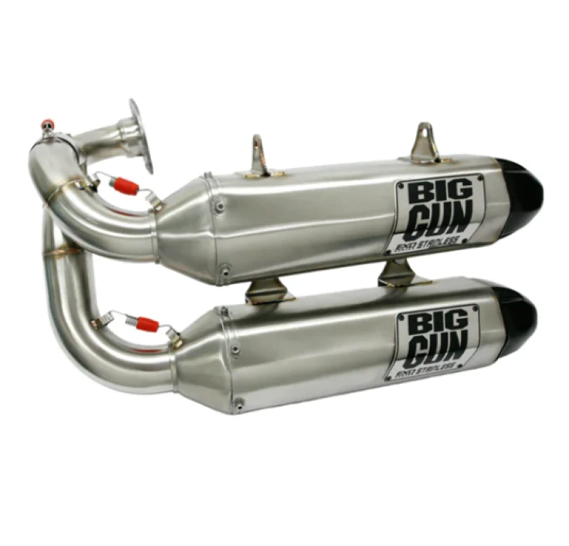 Big Gun 19-22 Honda TALON 1000R/X EXO Stainless Dual Slip On Exhaust - 14-1712