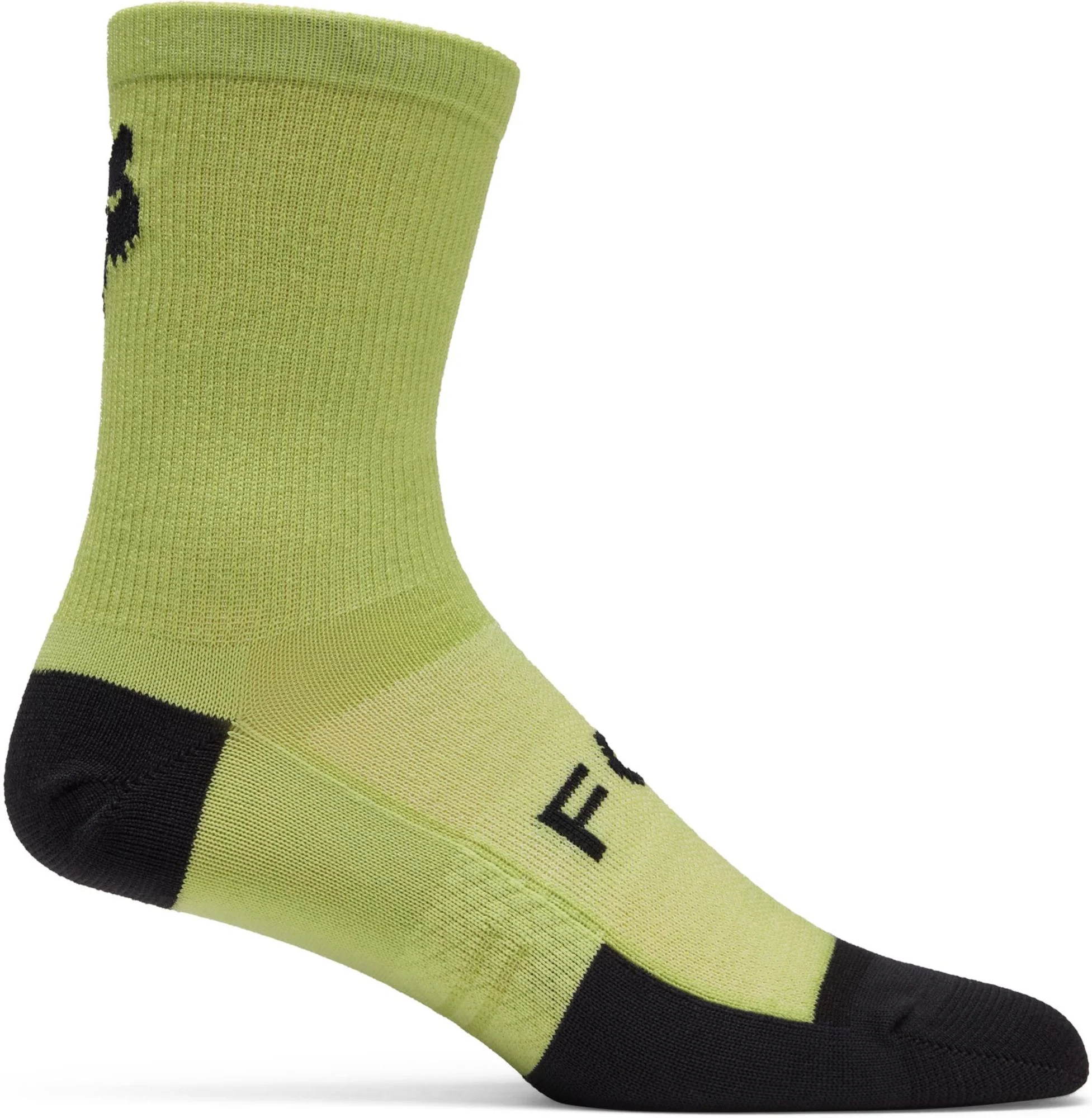FOX 6" Flexair Merino Bicycle Socks  green
