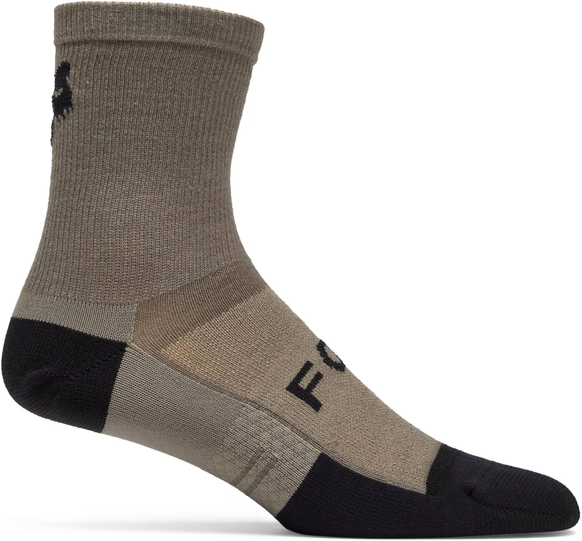 FOX 6" Flexair Merino Bicycle Socks  olive