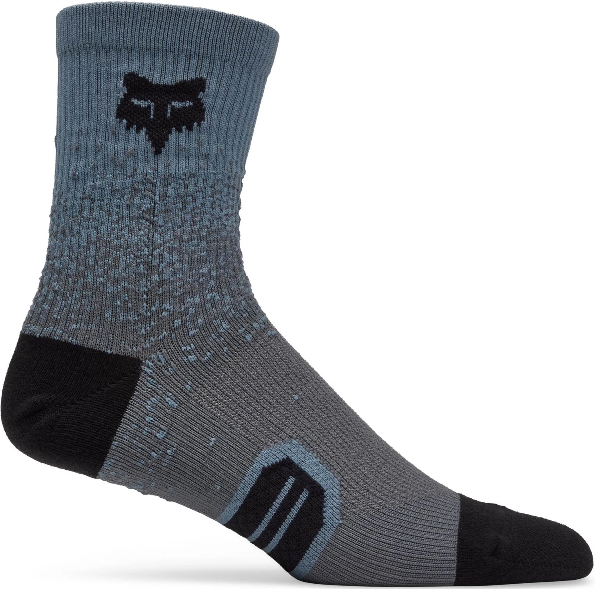 FOX 6" Ranger Fade Bicycle Socks  grey