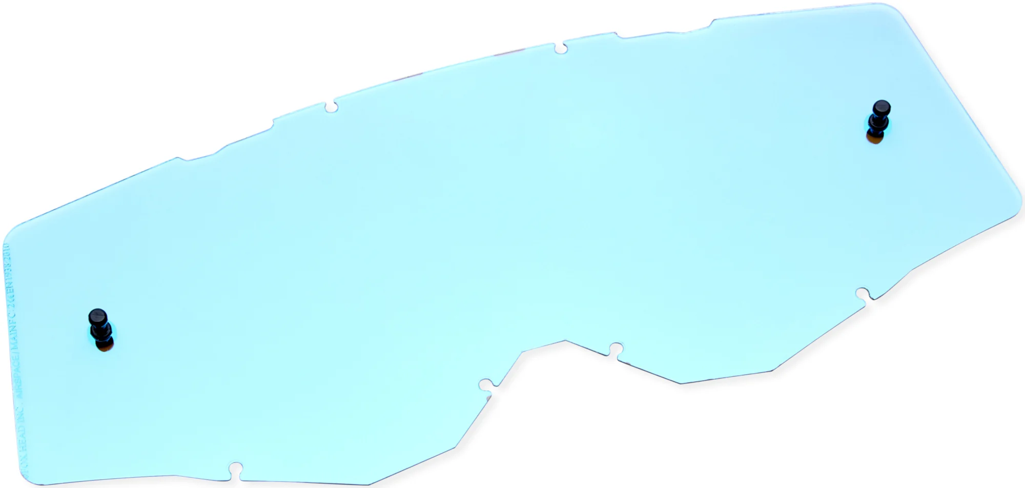 FOX Airspace / Main Mirror Lexan Replacement Lens  blue