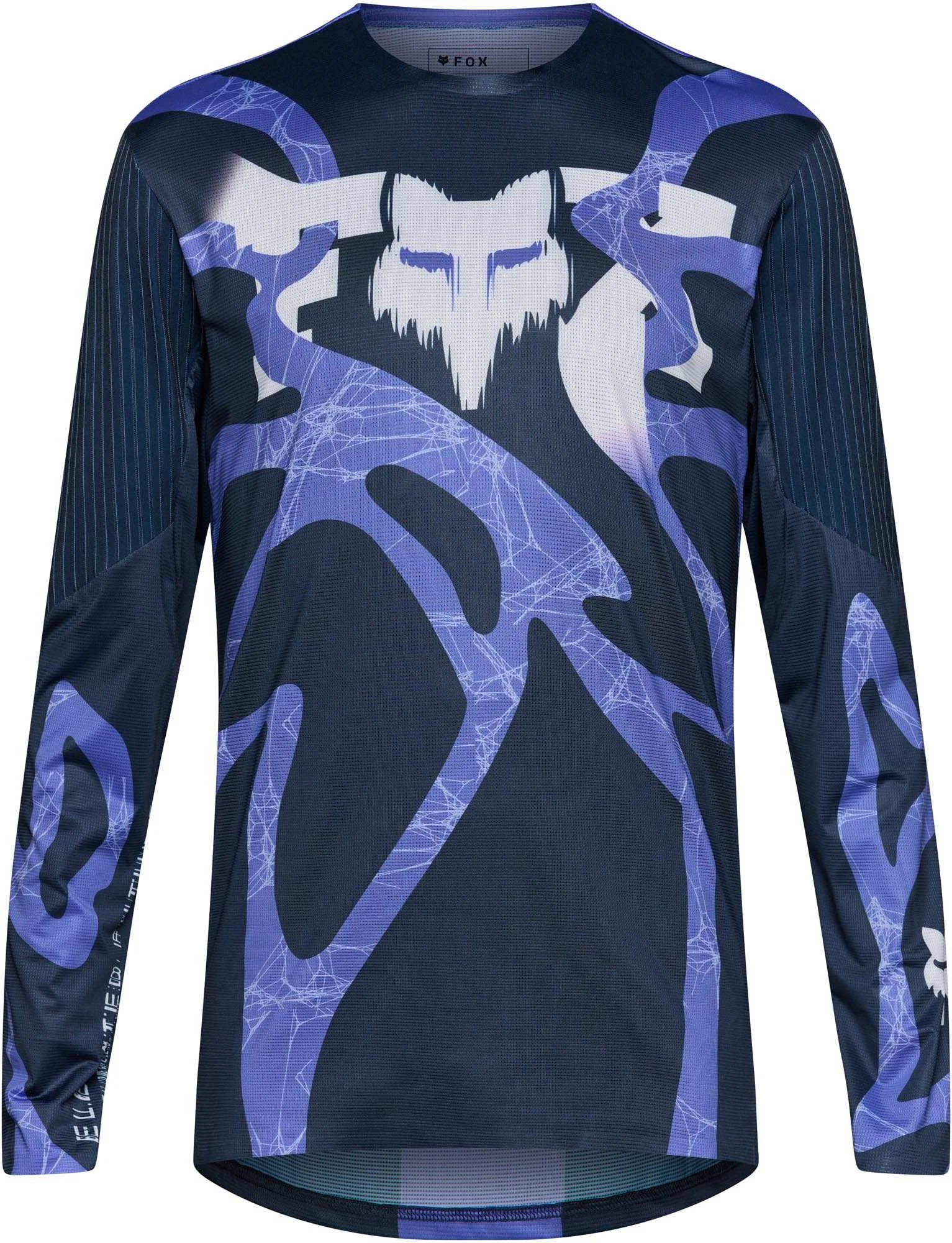 FOX Flexair LS Diffuse SE Bicycle Jersey  blue