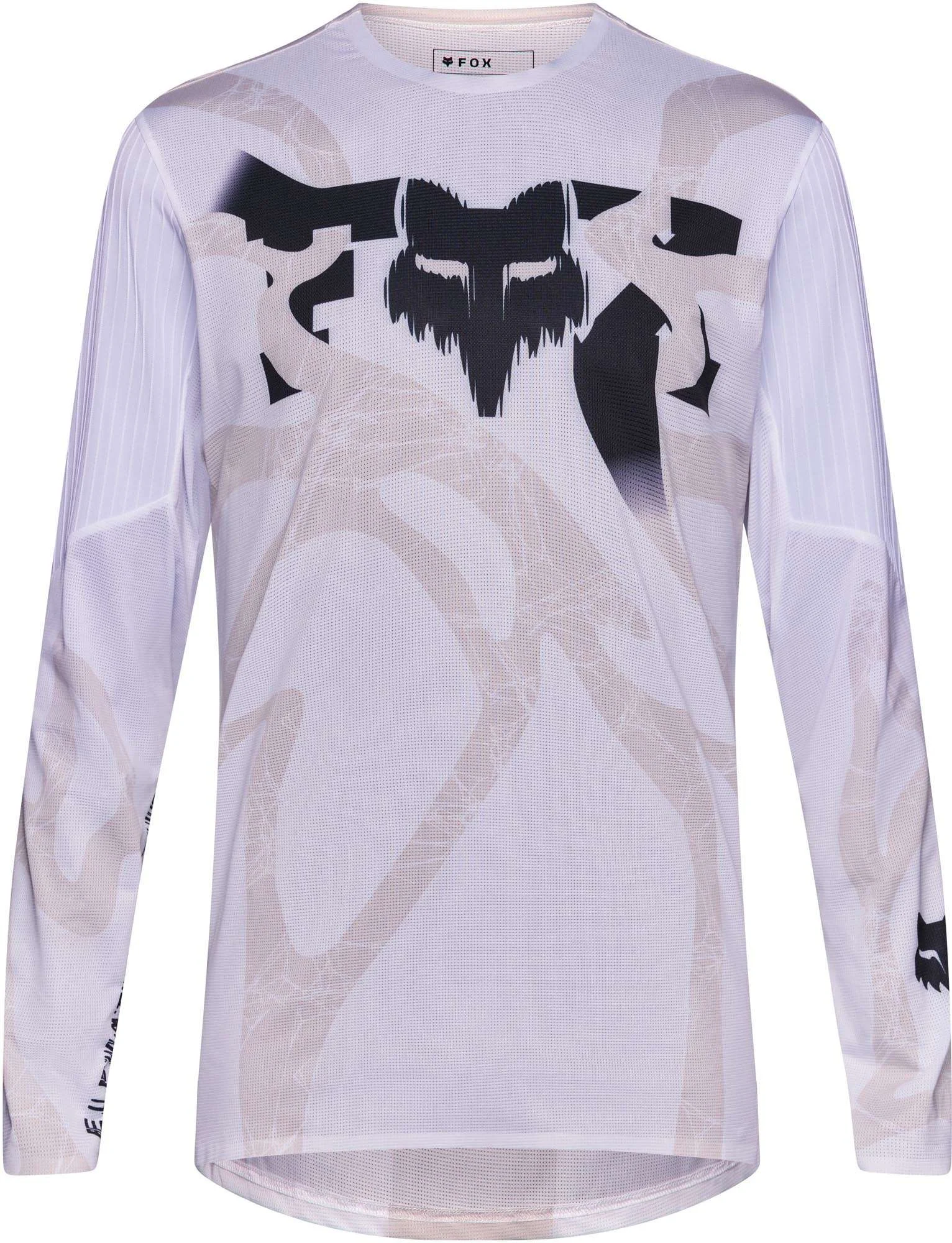 FOX Flexair LS Diffuse SE Bicycle Jersey  white