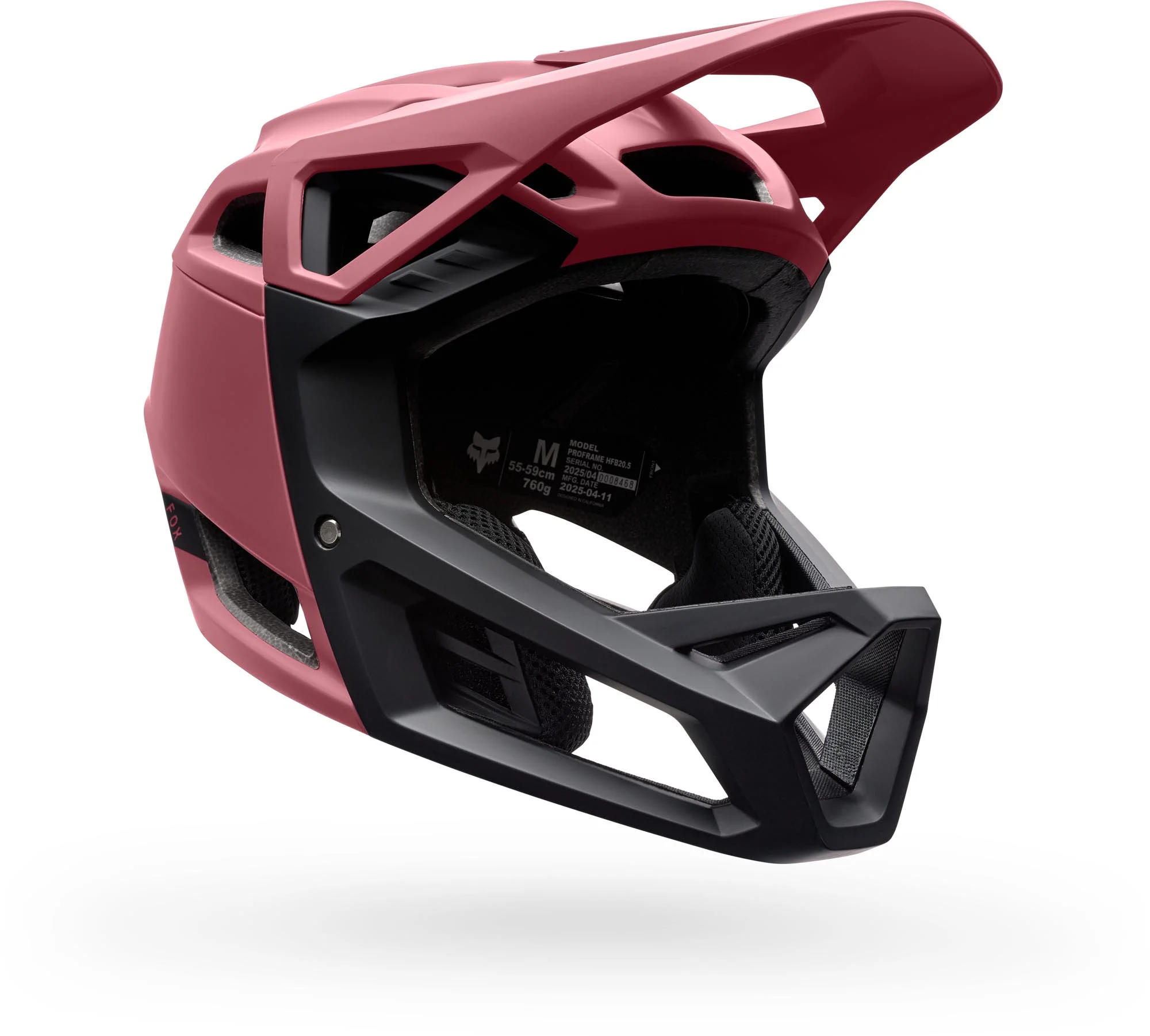 FOX Proframe Mips Youth Downhill Helmet  red