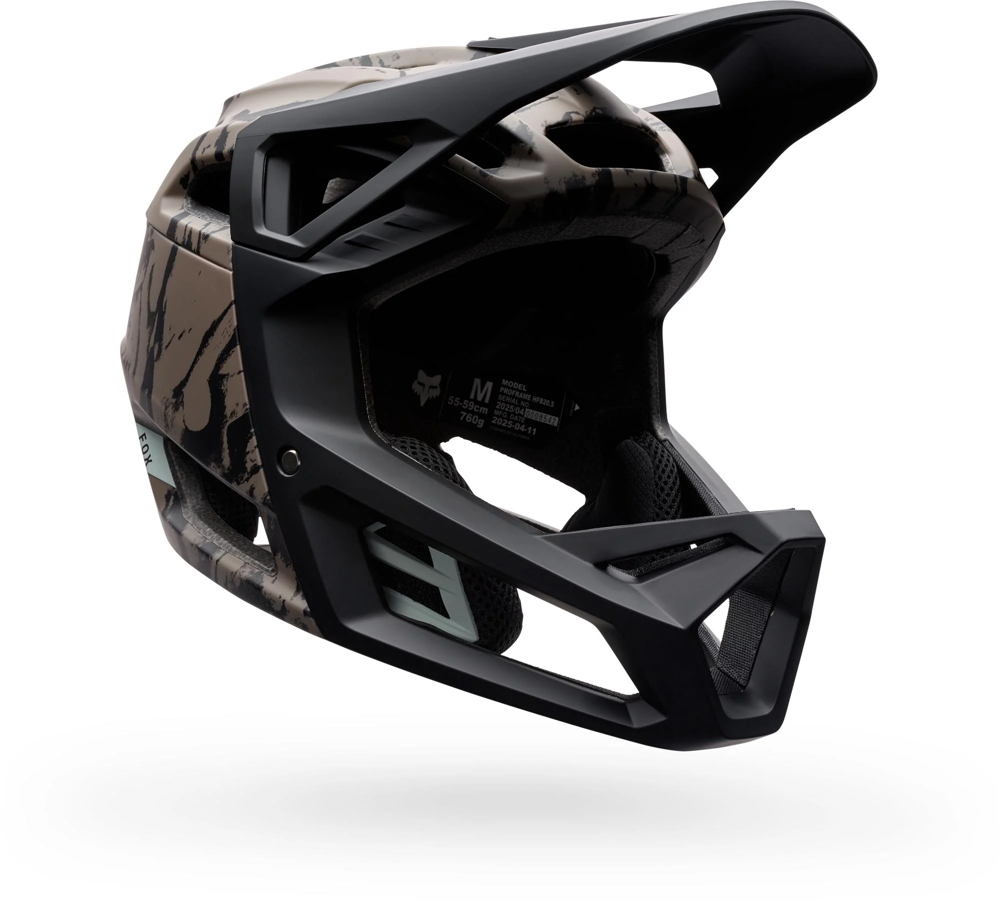 FOX Proframe Thrive Youth Downhill Helmet  light brown