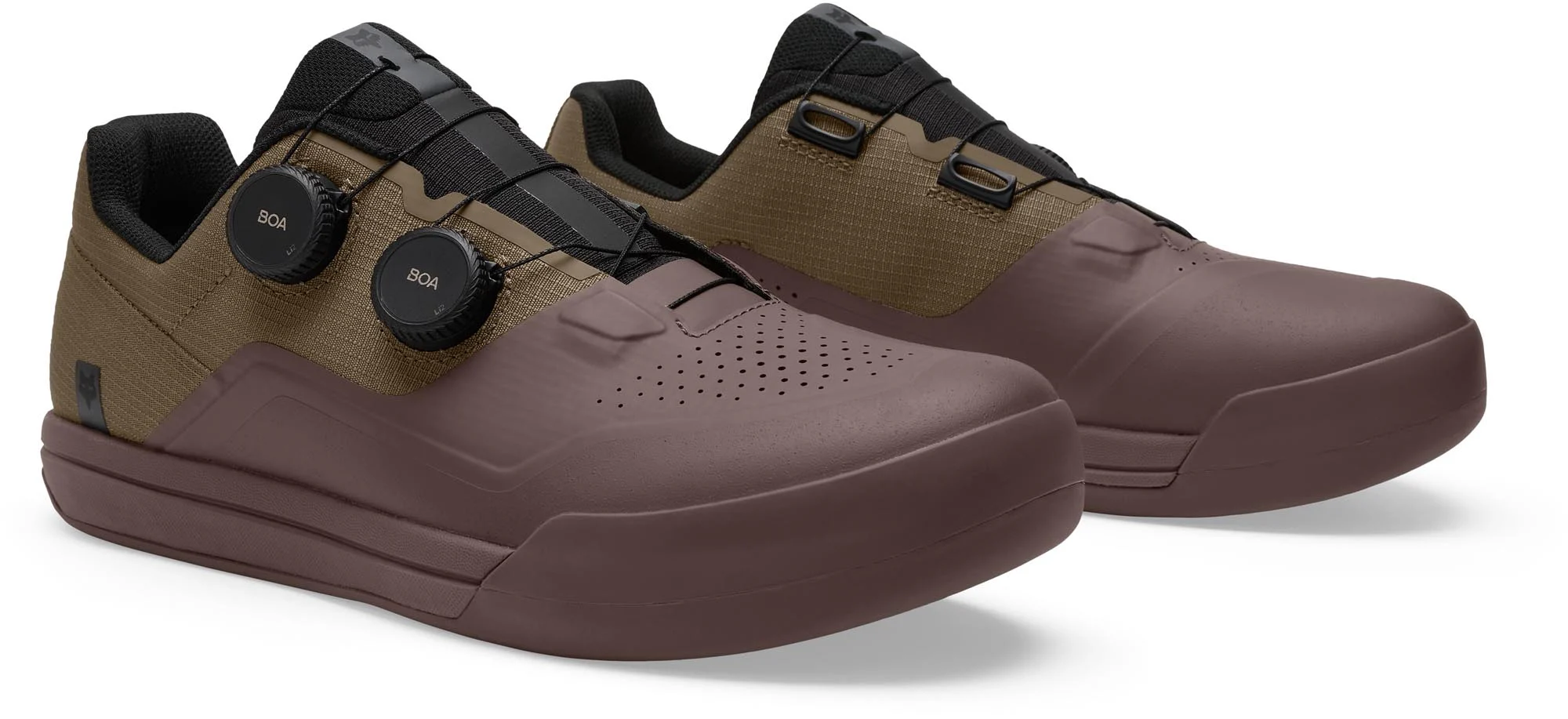 FOX Union BOA Bicycle Shoes  brown/green