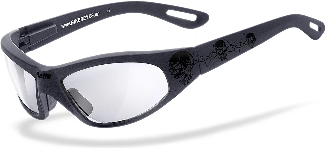 Helly Bikereyes Black Angel Tribal Self-Tinting Sunglasses  black