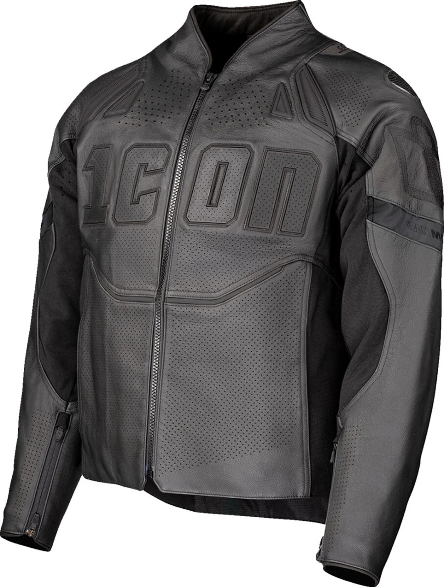 Icon Contra 3 Rizz Rizz Motorcycle Leather Jacket  black