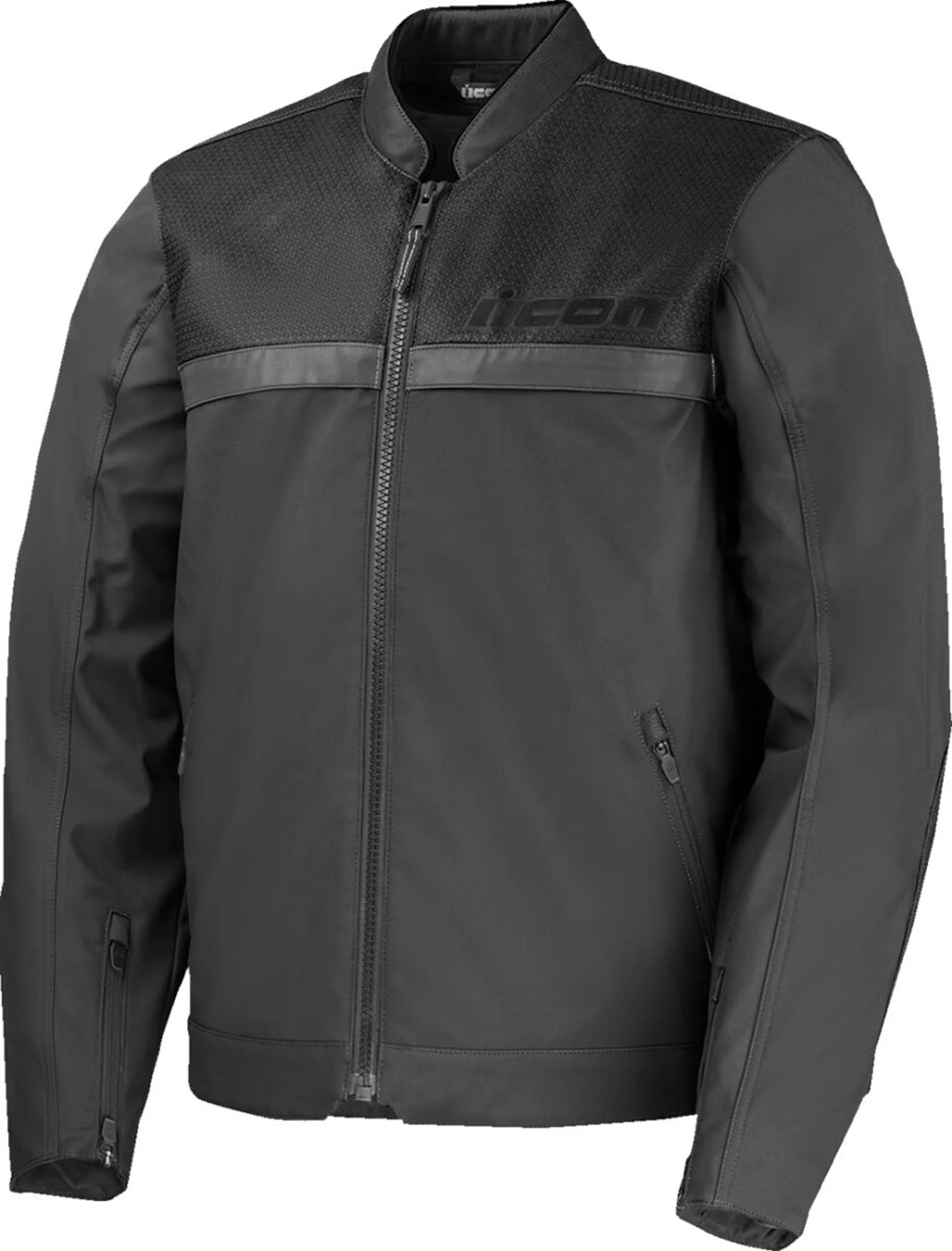 Icon Midhawk Motorcycle Textile Jacket  black