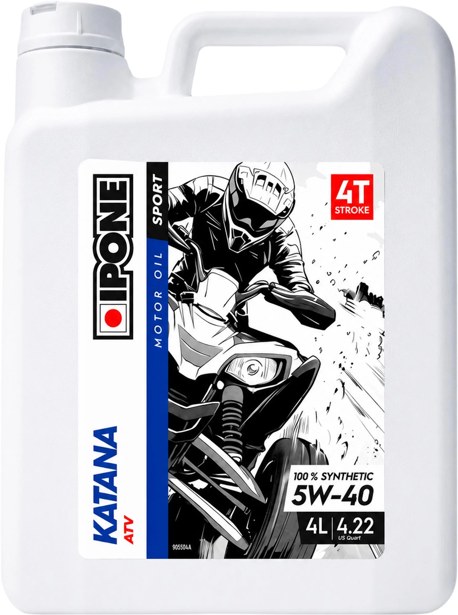 IPONE Katana ATV 5W-40 Motor Oil 4 Liter