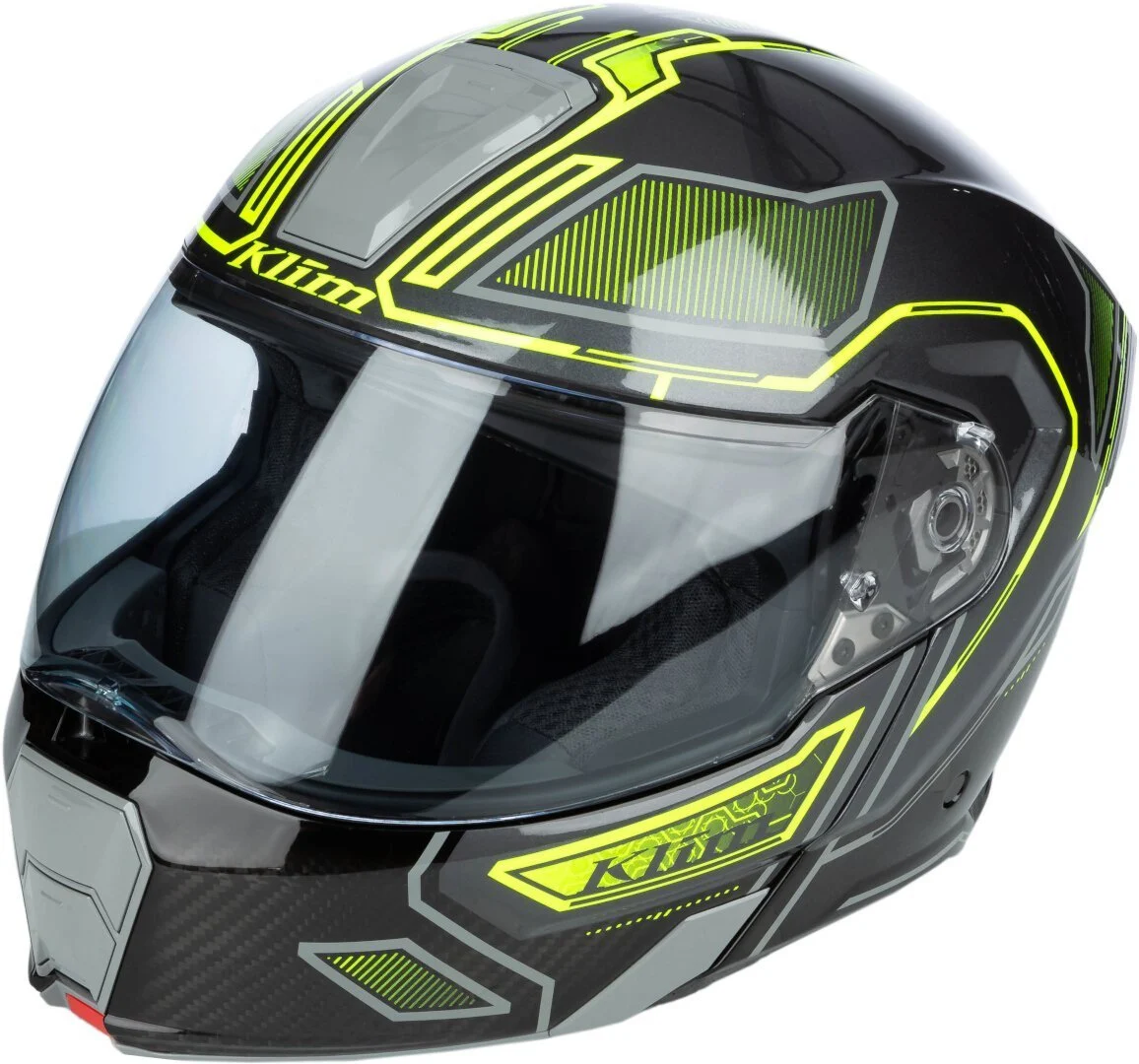 Klim GT1 Expedition Carbon Helmet  black/neon-yellow