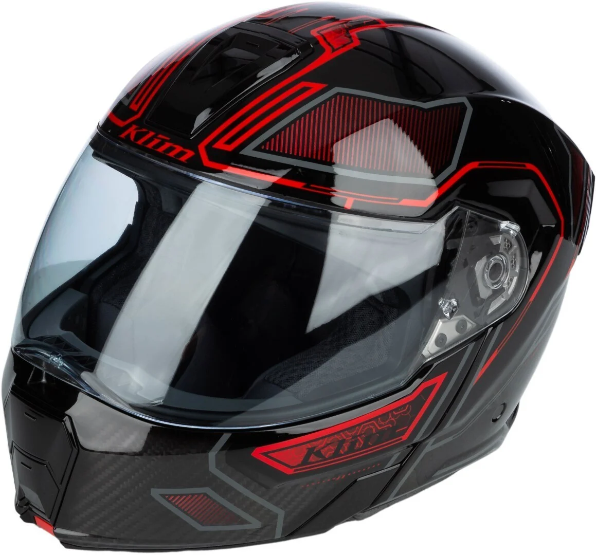 Klim GT1 Expedition Carbon Helmet  black/red