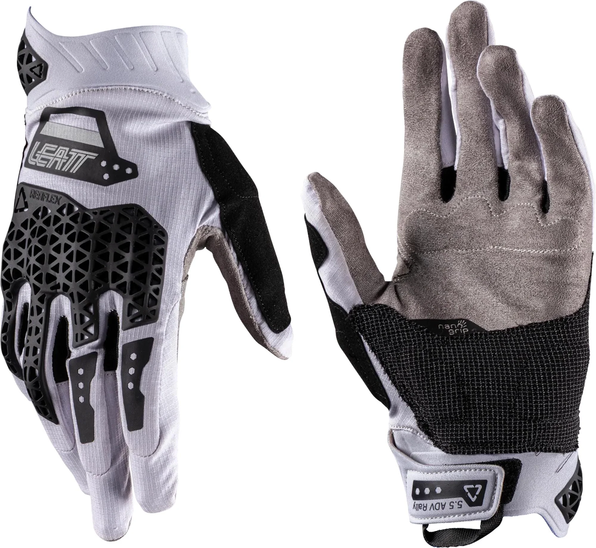 Leatt ADV Rally 5.5 Motorcycle Gloves  grey