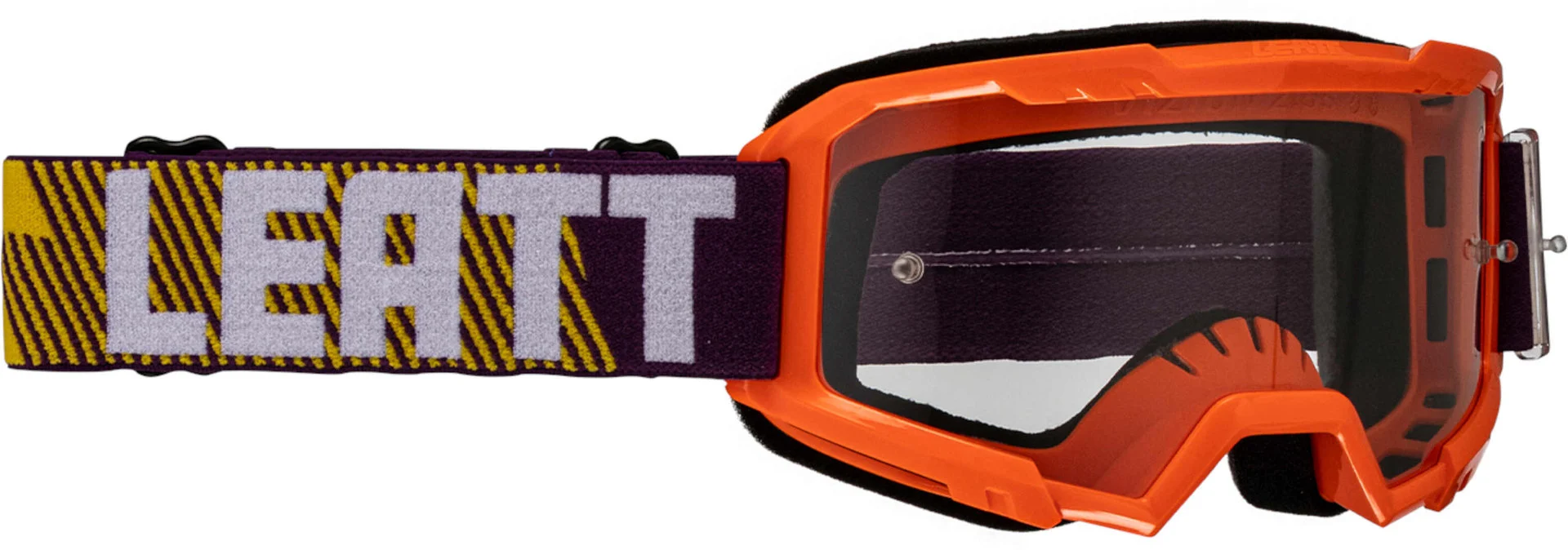 Leatt Vizion 2.5s Bicolor Junior Motocross Goggles  orange/purple/yellow