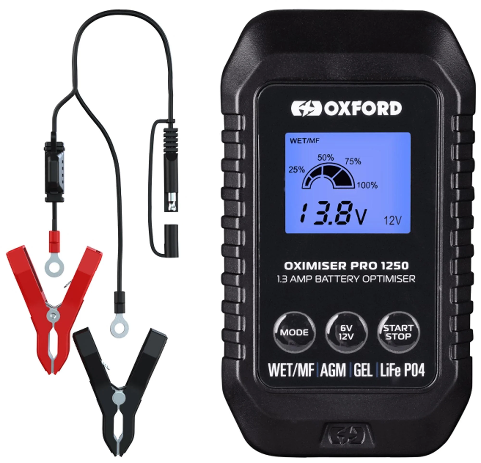 Oxford Oximiser Pro 1250 Battery Charger UK Plug