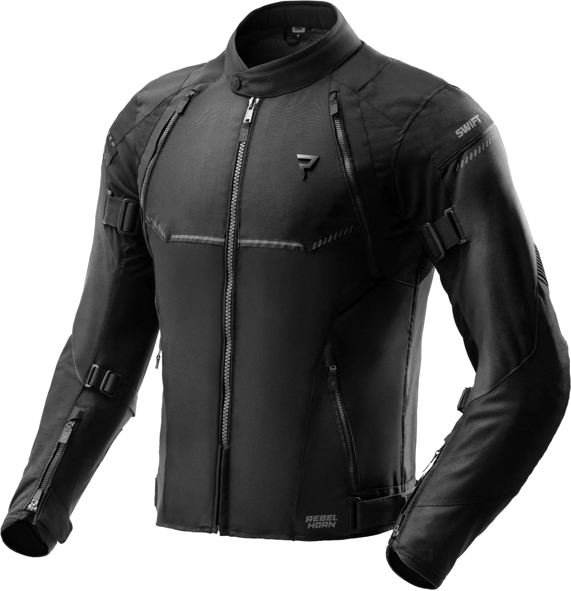 Rebelhorn Swift waterproof Motorcycle Textile Jacket  black