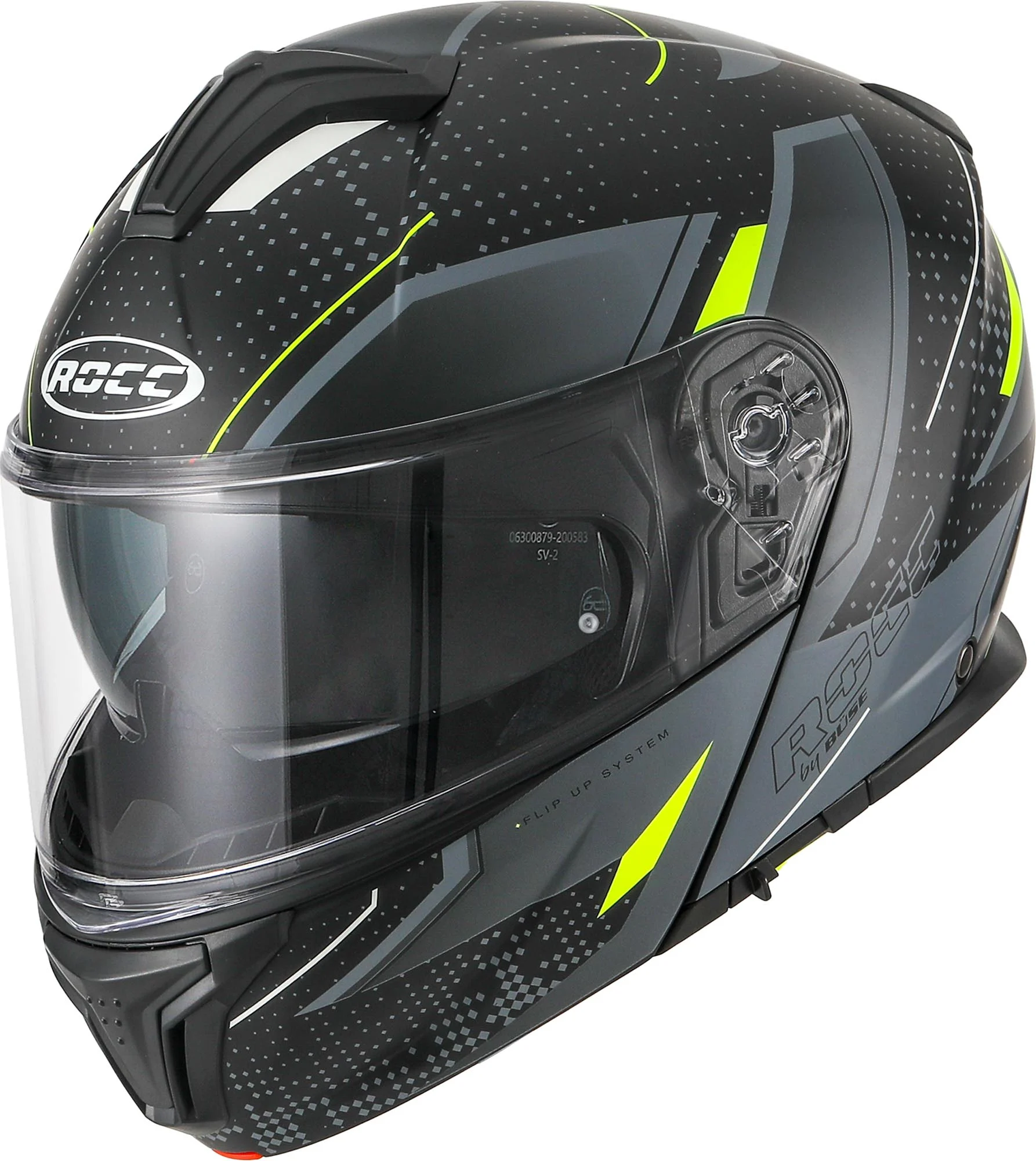 Rocc 810 Helmet  black matt/grey/yellow