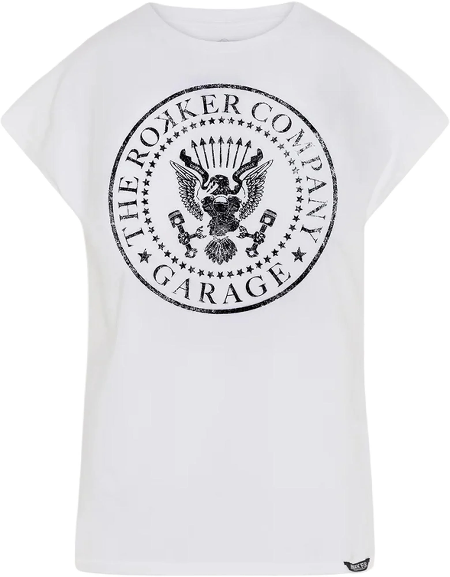 Rokker Johnny Ladies T-Shirt  white