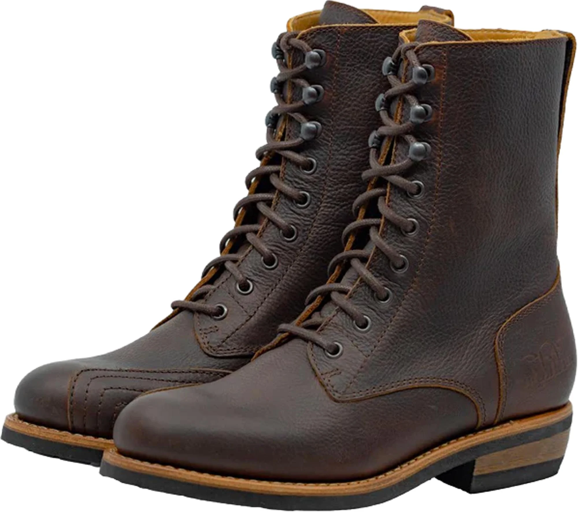 Rokker Urban Rebel Ladies Motorcycle Boots  brown
