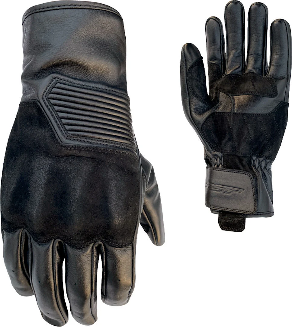 RST Crosby Motorcycle Gloves  black