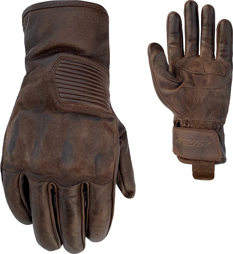 RST Crosby Motorcycle Gloves  brown