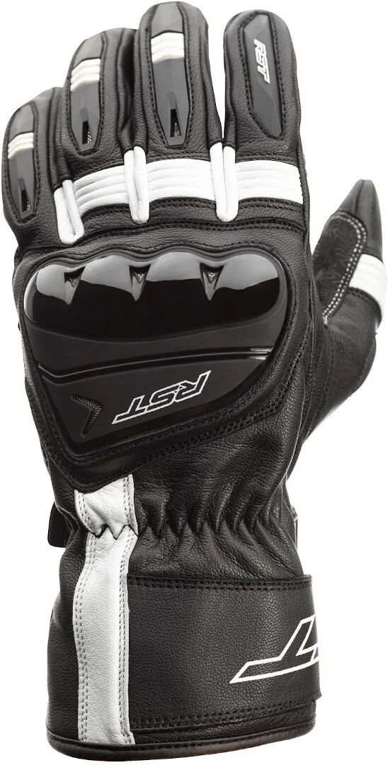 RST Pilot Motorcycle Gloves  black/white