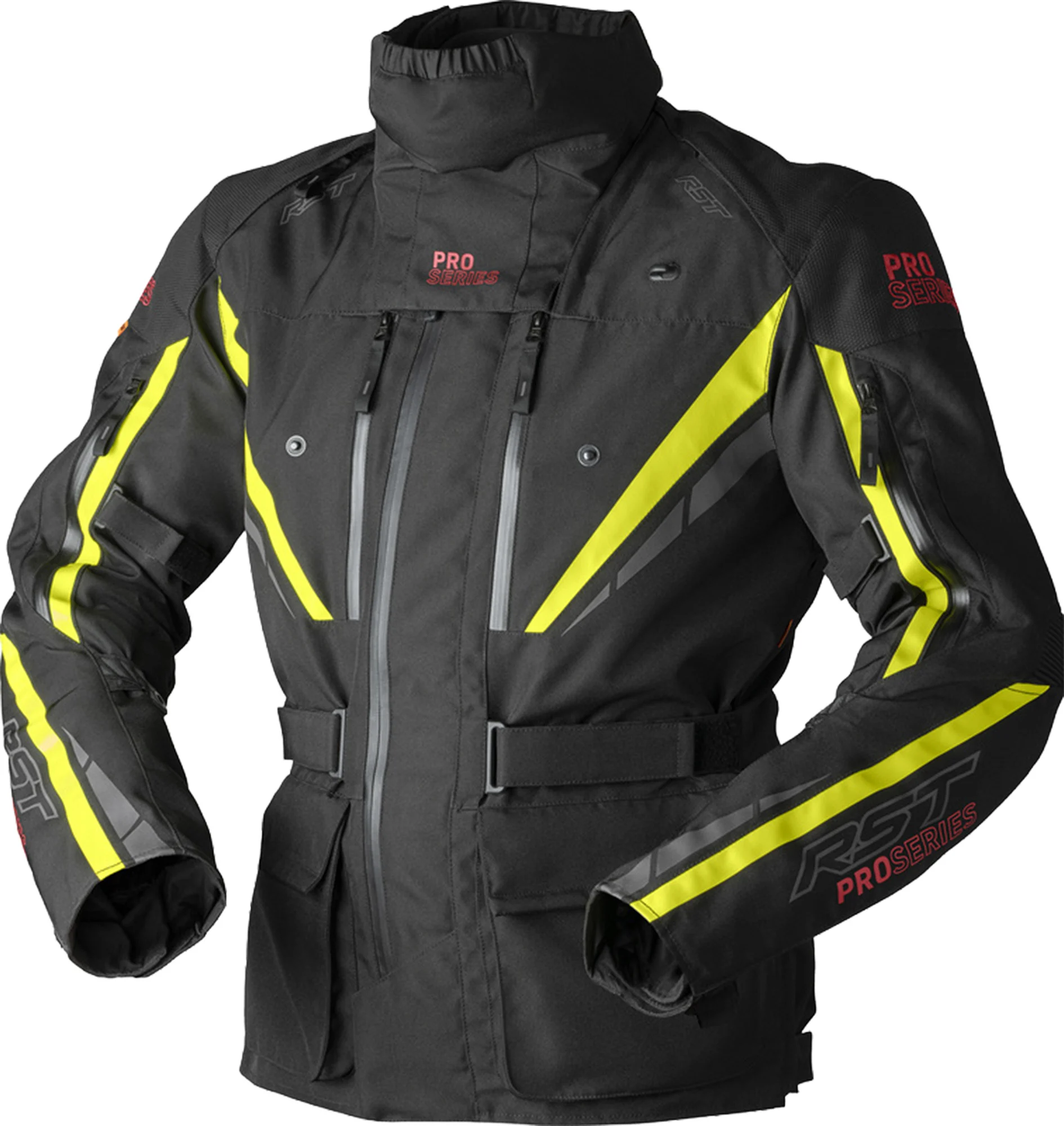 RST Pro Series Paragon D3O Motorcycle Textile Jacket  black/yellow