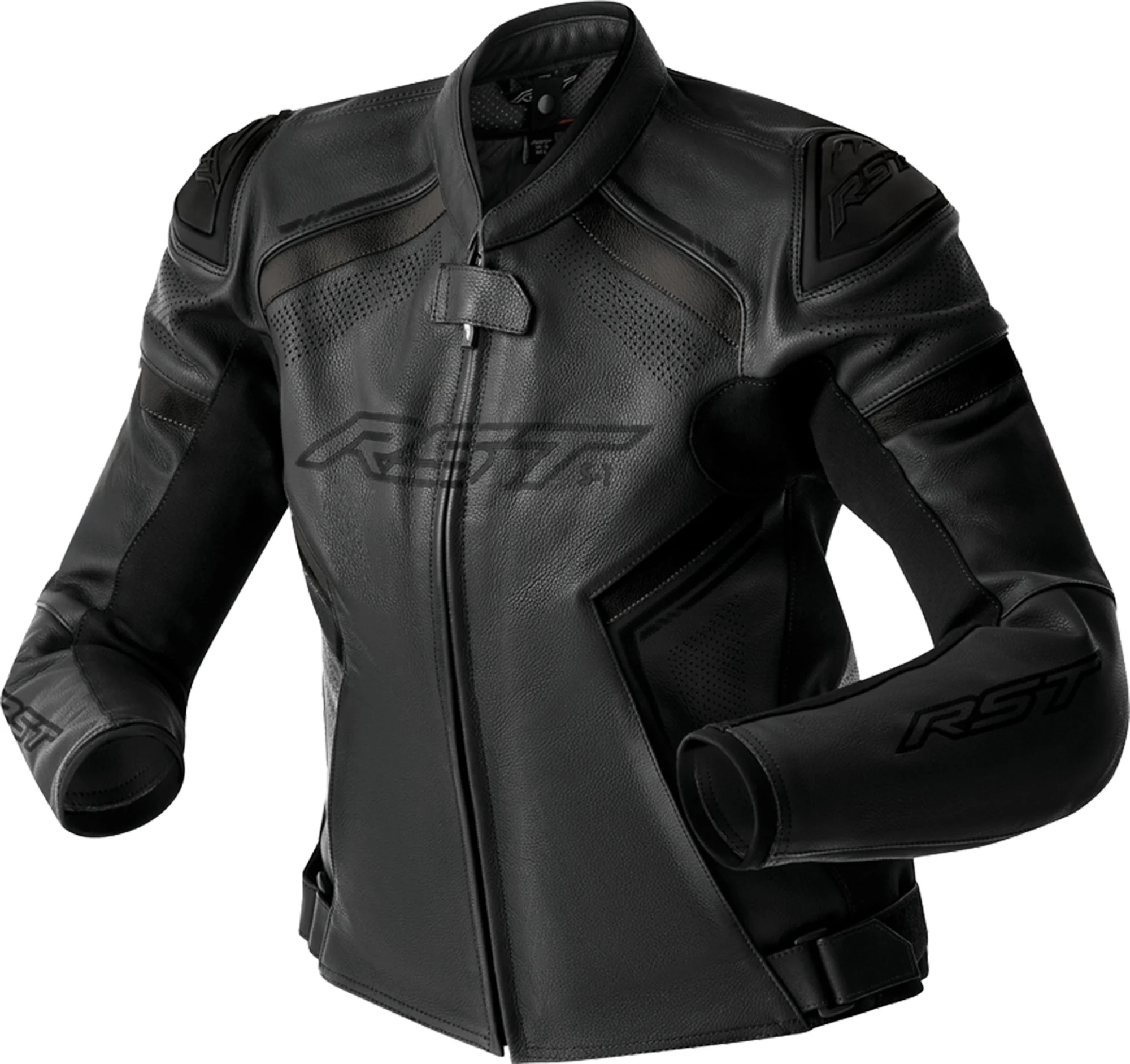 RST S1 D3O Ladies Motorcycle Leather Jacket  black