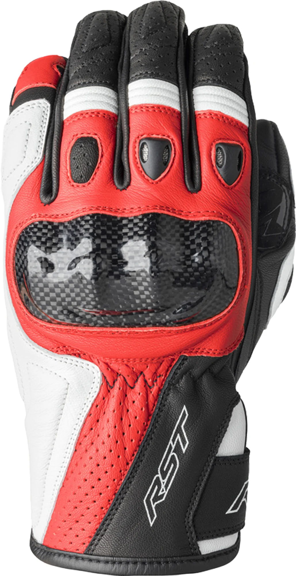 RST Stunt III Motorcycle Gloves  red/black