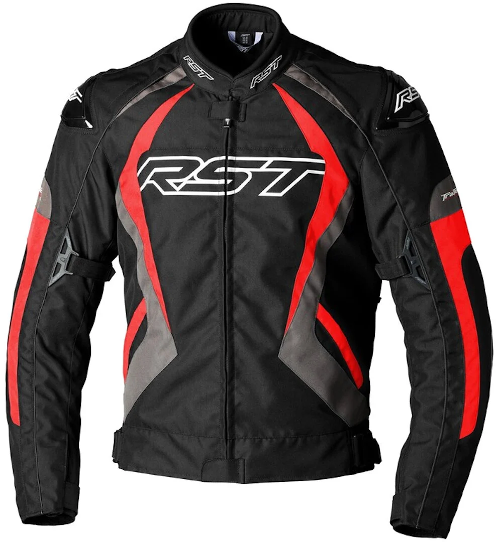 RST Tractech EVO 4 Motorcycle Textile Jacket  black/grey/red