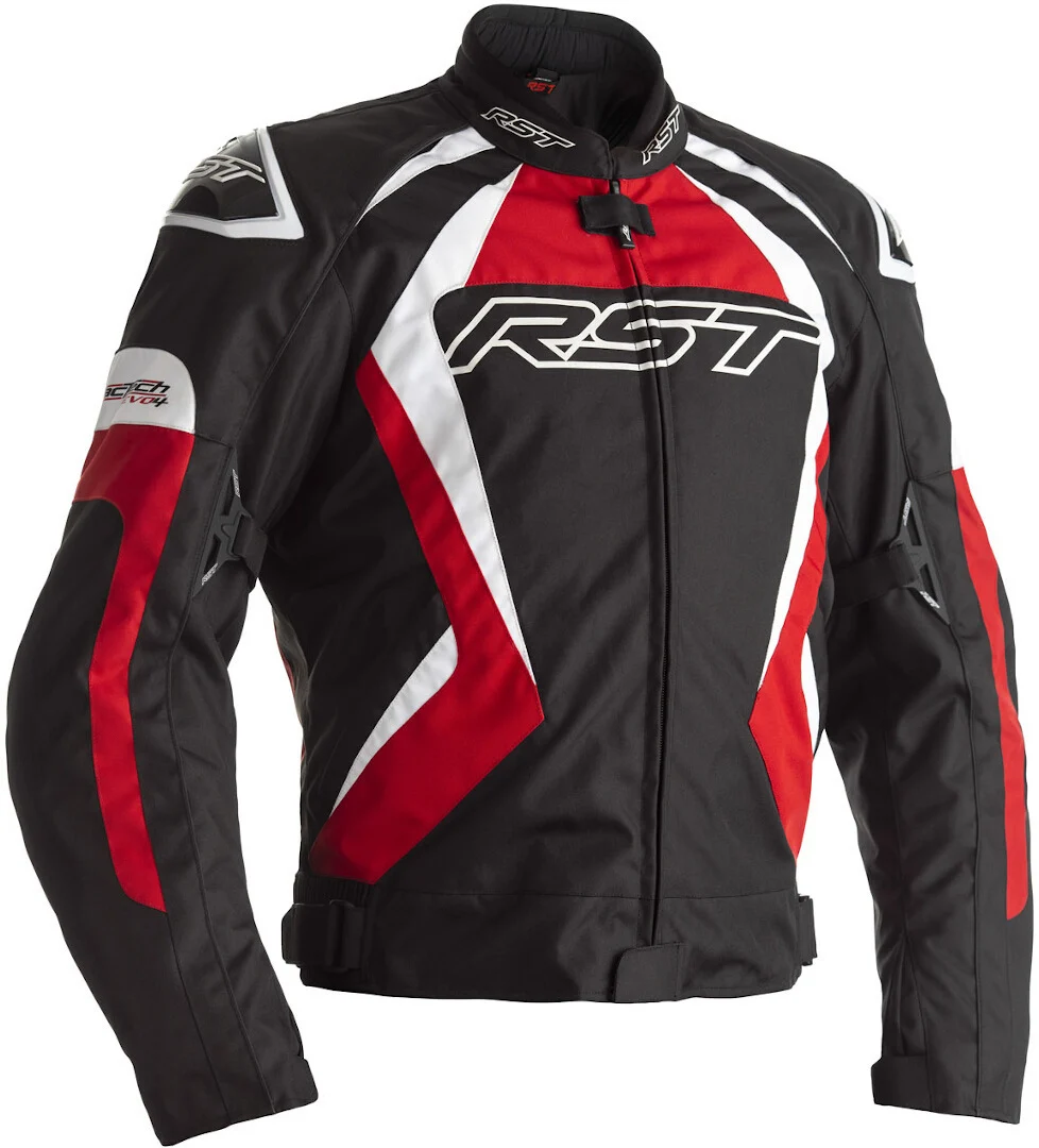 RST Tractech EVO 4 Motorcycle Textile Jacket  black/red