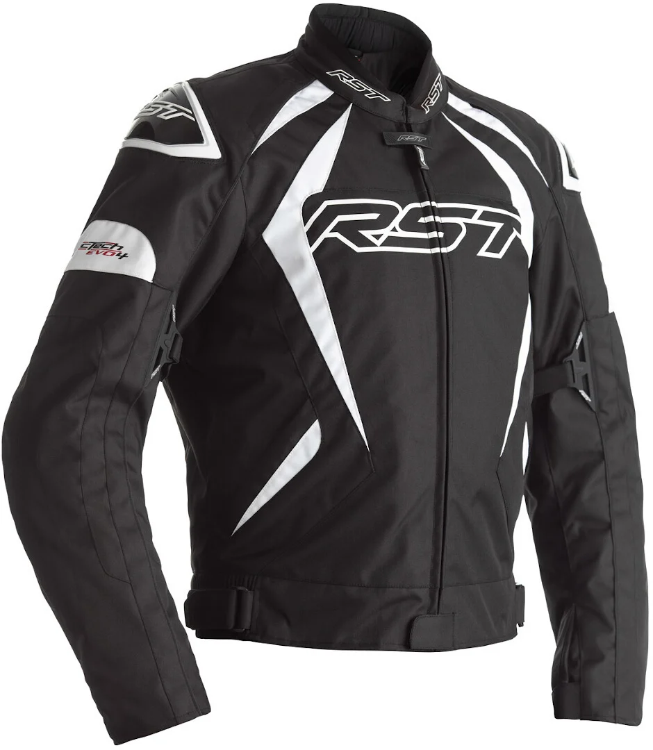 RST Tractech EVO 4 Motorcycle Textile Jacket  black/white