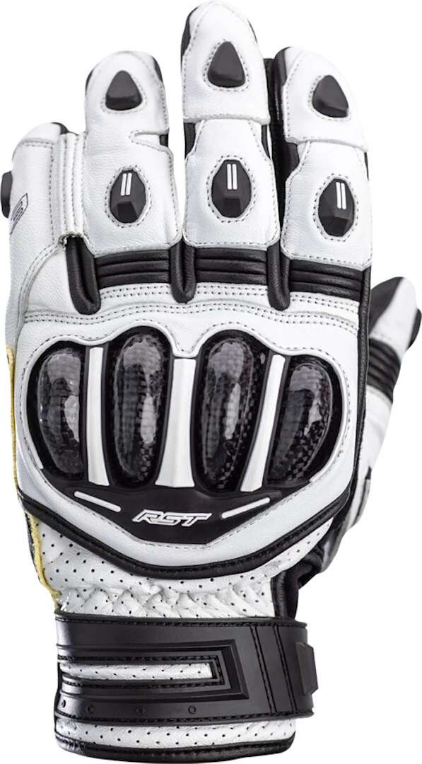 RST Tractech Evo 4 Short Motorcycle Gloves  white/black