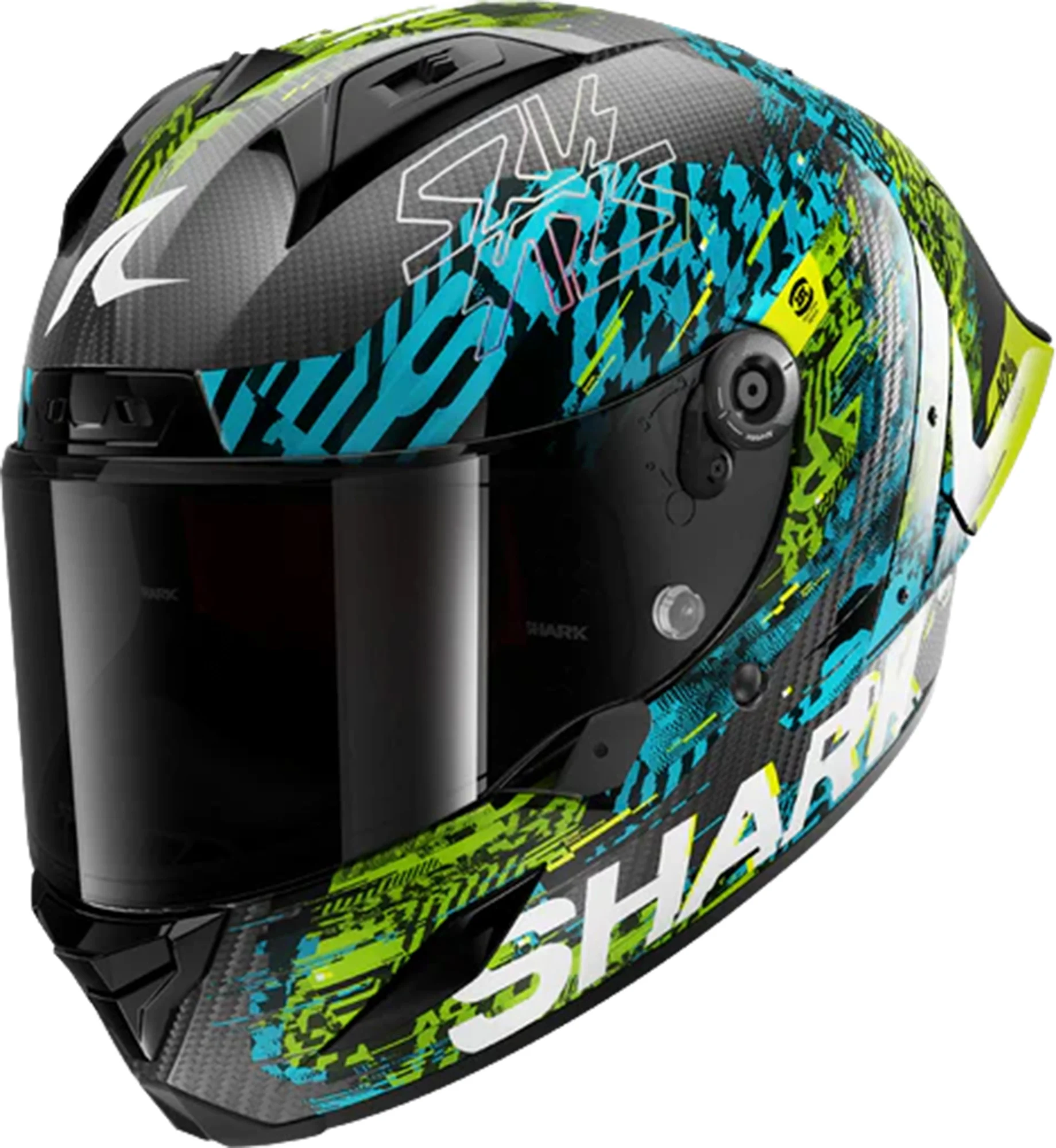 Shark Aeron-GP FM Racing #2 Speed-VIB Helmet  blue/green