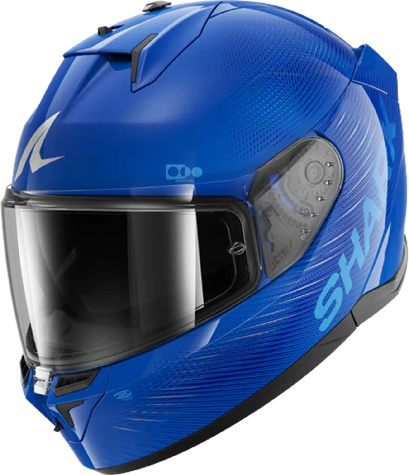 Shark D-Skwal 3 SP Lyne Helmet  blue/silver