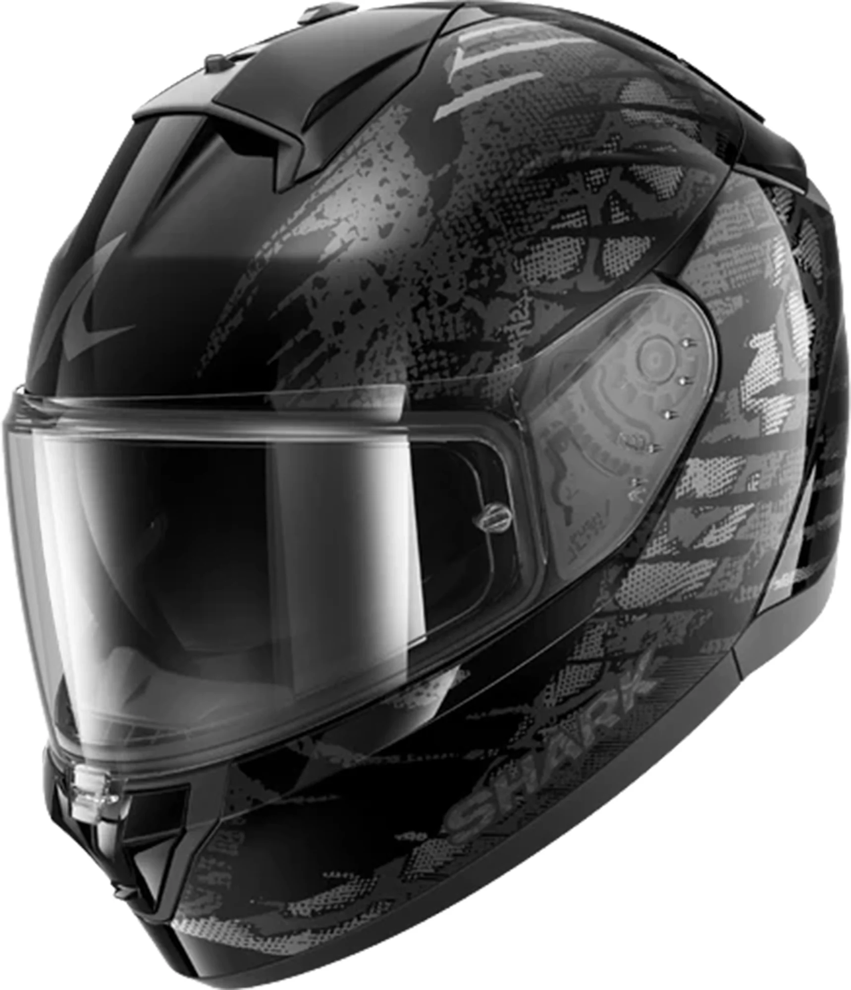 Shark Ridill 2 Reptaia Helmet  black/anthracite/silver