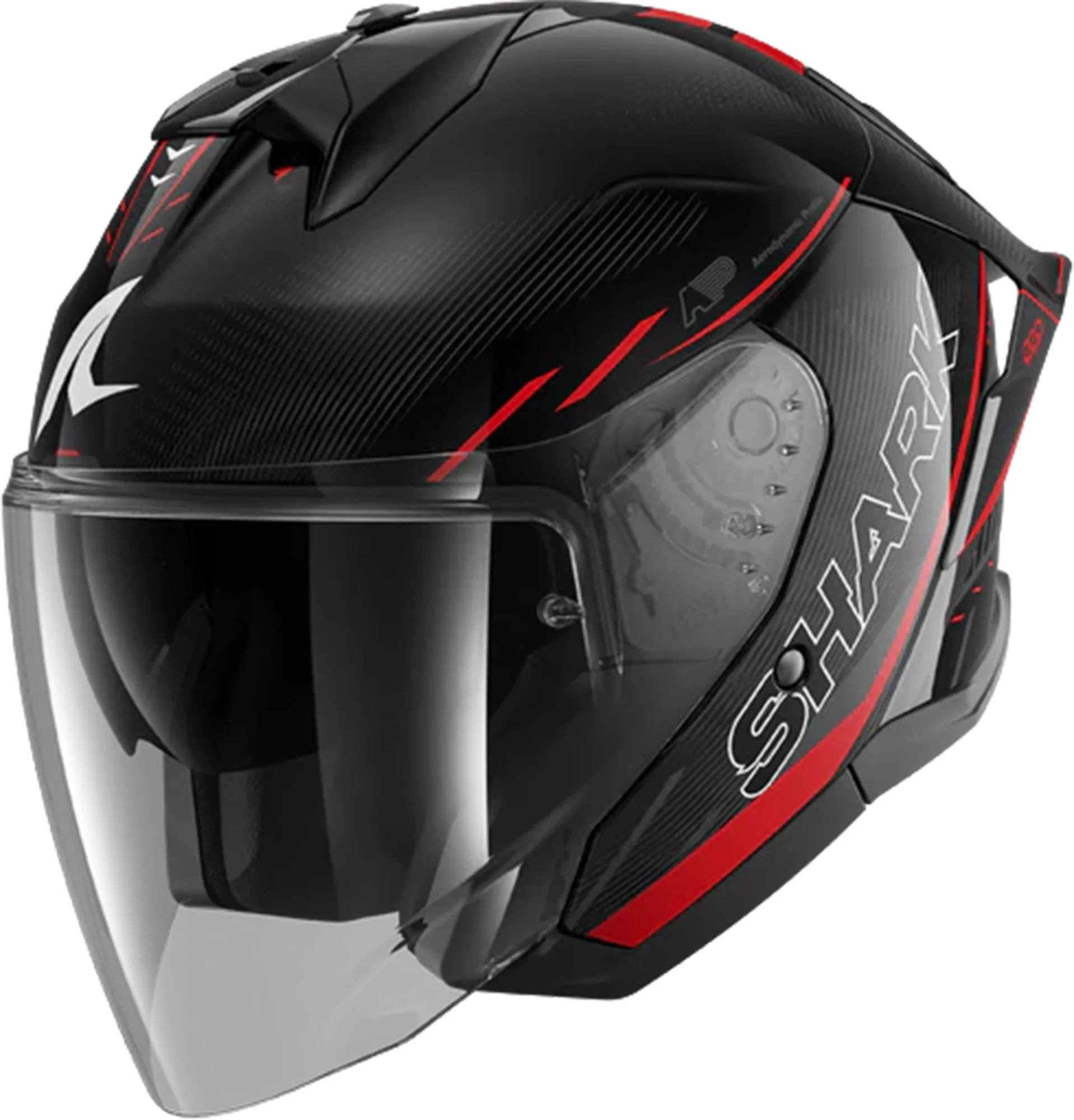 Shark Skwal Cup Speed-Tech Jet Helmet  black/red/anthracite