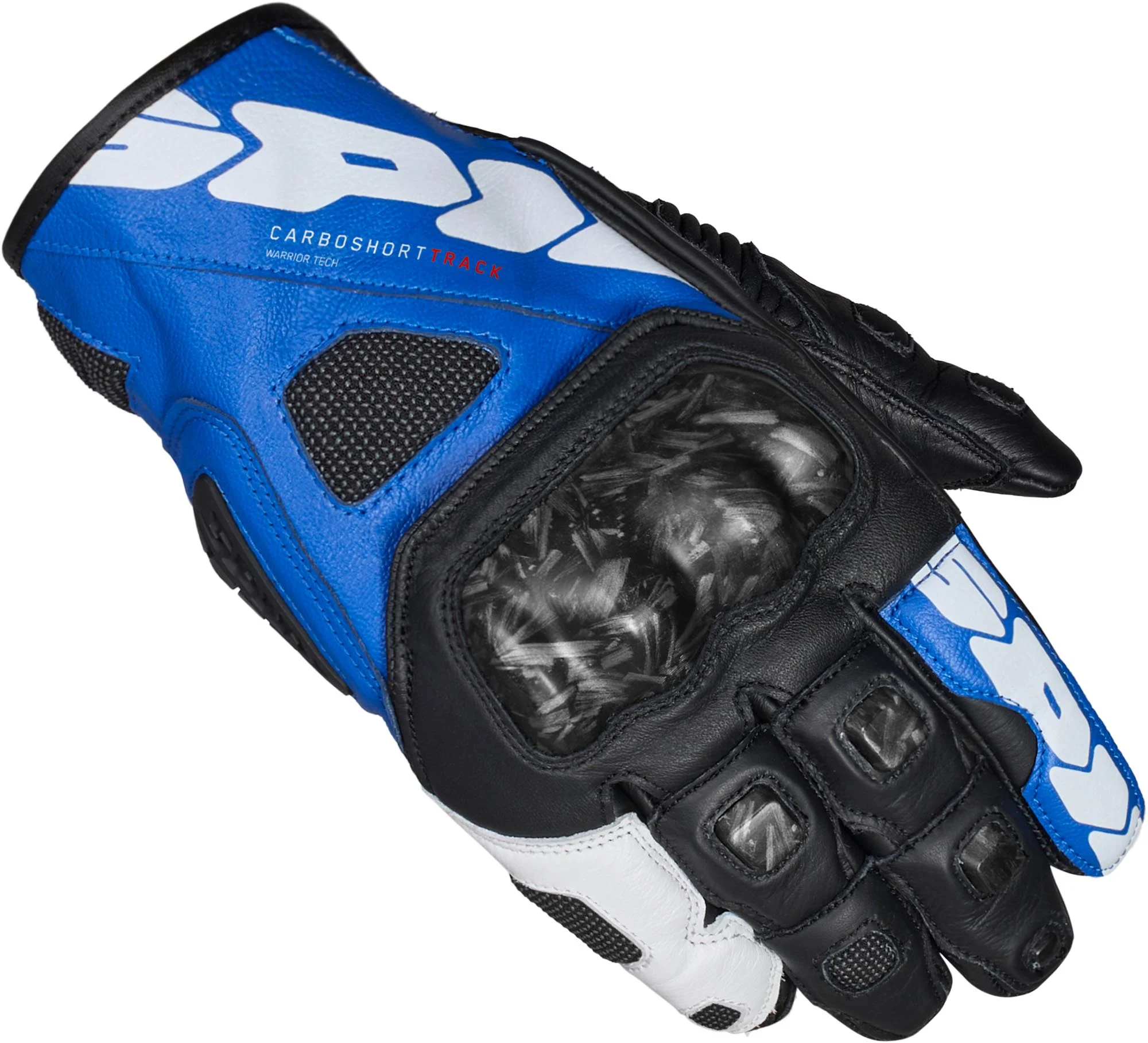 Spidi Carbo short Motorcycle Gloves  black/blue