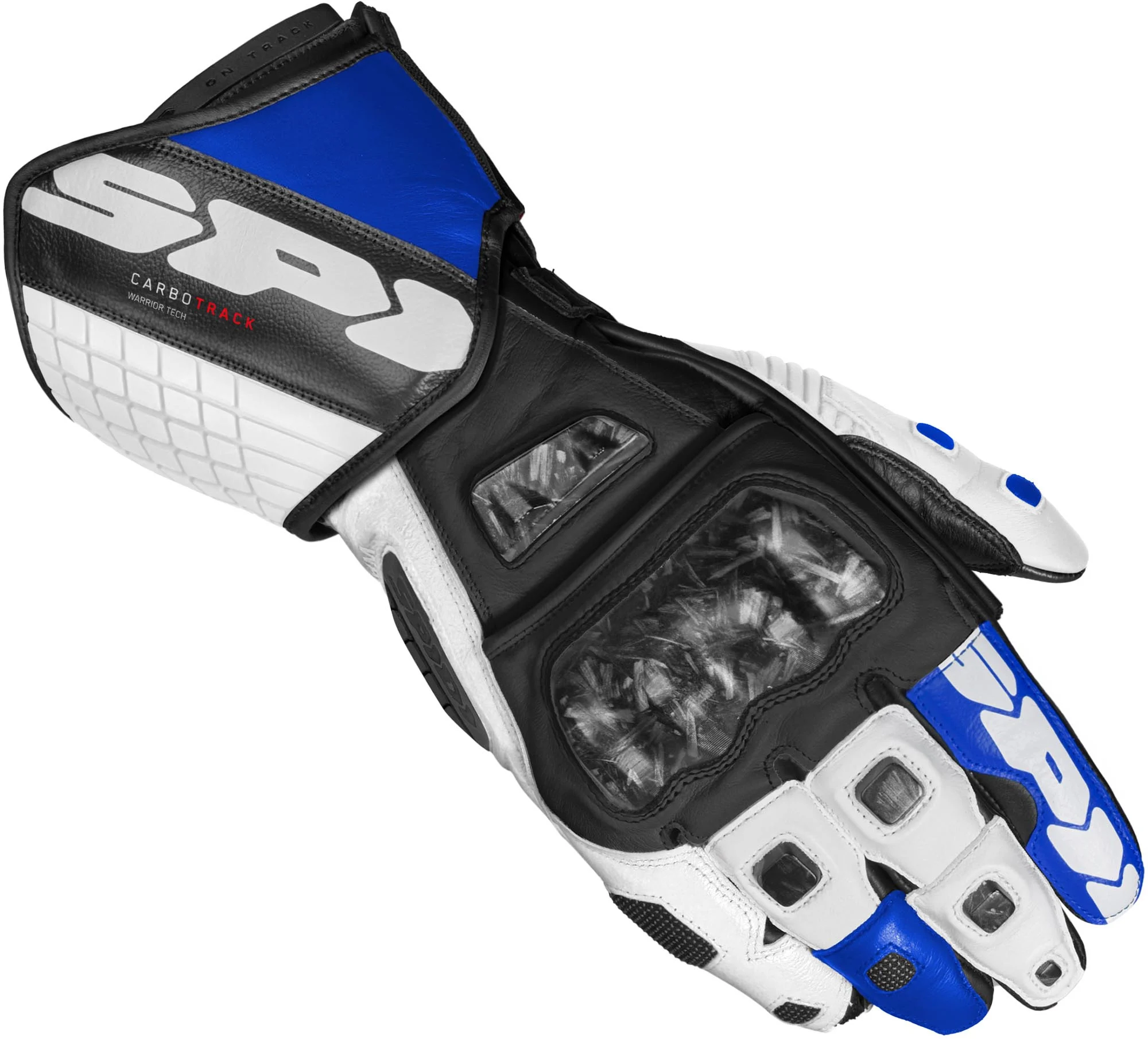 Spidi Carbo Track Evo 2 Motorcycle Gloves  black/blue