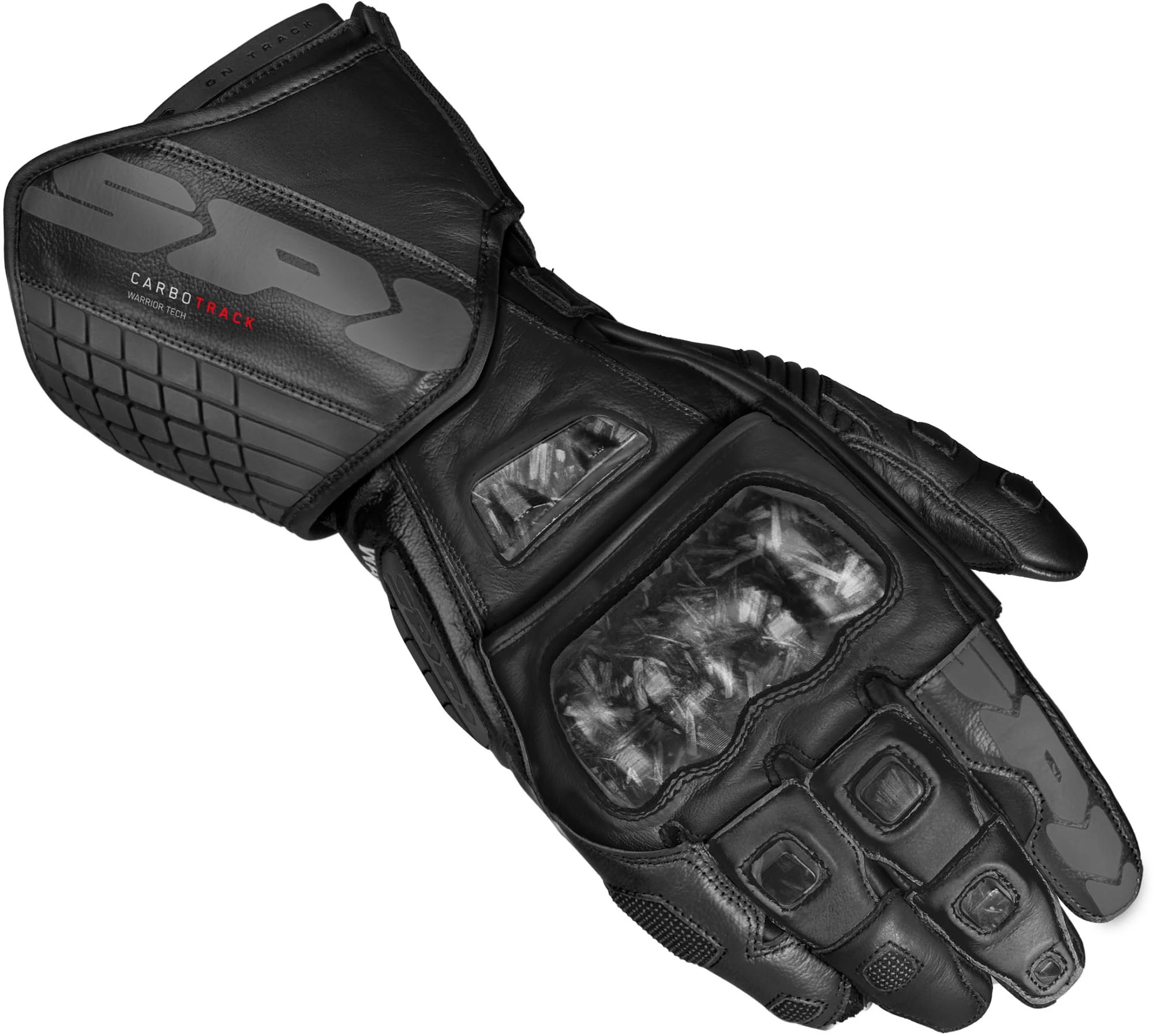 Spidi Carbo Track Evo 2 Motorcycle Gloves  black